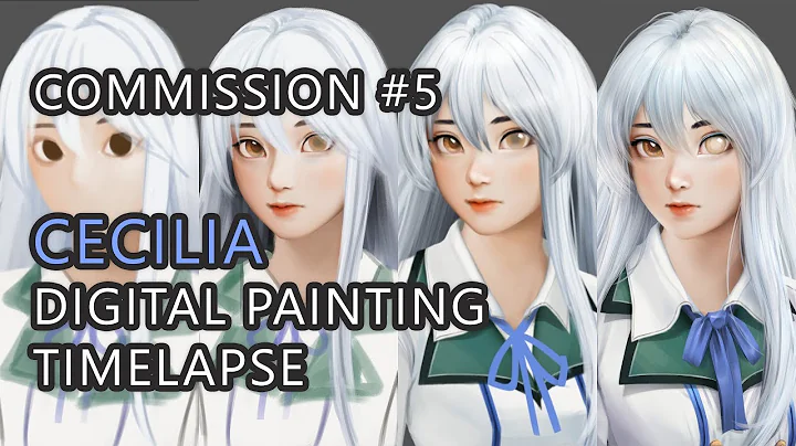 Art Commission #5 : Cecilia - Digital Painting Timelapse [Photoshop]
