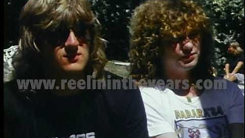 Def Leppard (Joe Elliott/Rick Savage)- Interview  1984 [Reelin