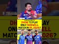 DHONI TO PLAY ONLY FAREWELL MATCH IN IPL 2026? #msdhoni #farewellmatch #chennaisuperkings #ipl2026