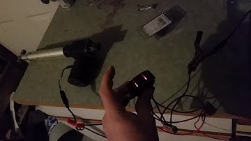 Illuminated double pole double throw switch controling 12 volt linear actuator