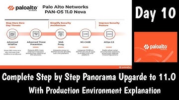 #PaloAltoPanorama |DAY 10|Panorama Upgrade to 11.0 | Practical Explanation in Production environment