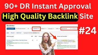 90+ DR Instant Approval High Quality Backlink Site  @Seosmartkey  Day - 24
