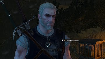 The Witcher 3 - The unyielding merchant (a buggy loop in a dialogue)