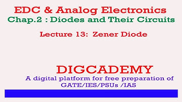 EDC & AE Diodes Lect 13  Zener Diode