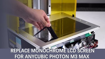 Replace Monochrome LCD screen for Anycubic photon M3 Max