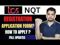 TCS NQT Registration Process Details | Apply for Drive | Application Form | How to Apply for TCS ?