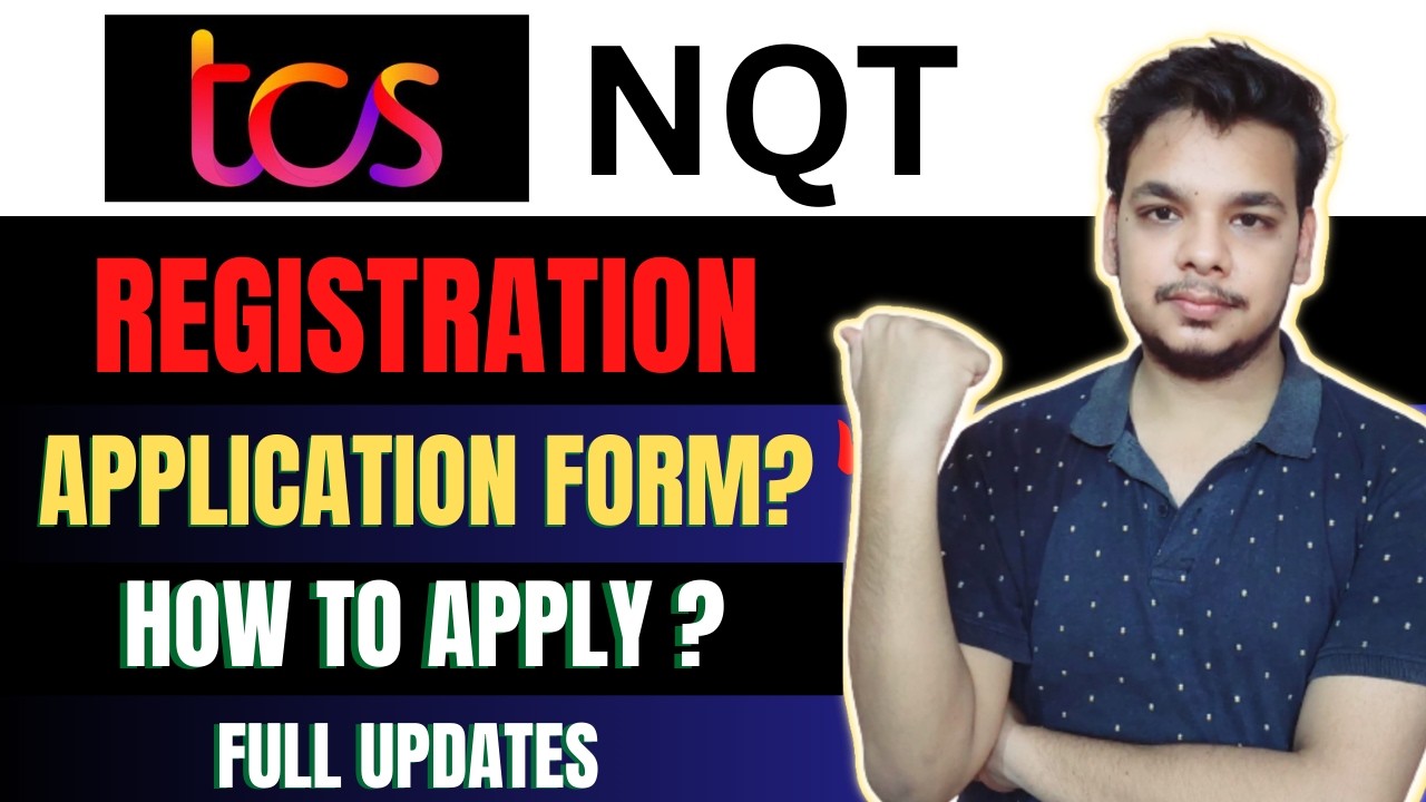 TCS NQT Registration Process Details | Apply for Drive | Application ...
