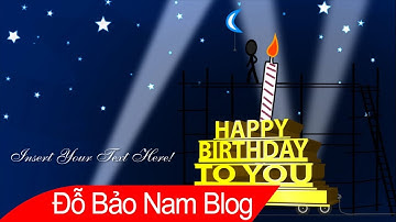 Share style intro happy birthday Proshow Producer đẹp miễn phí