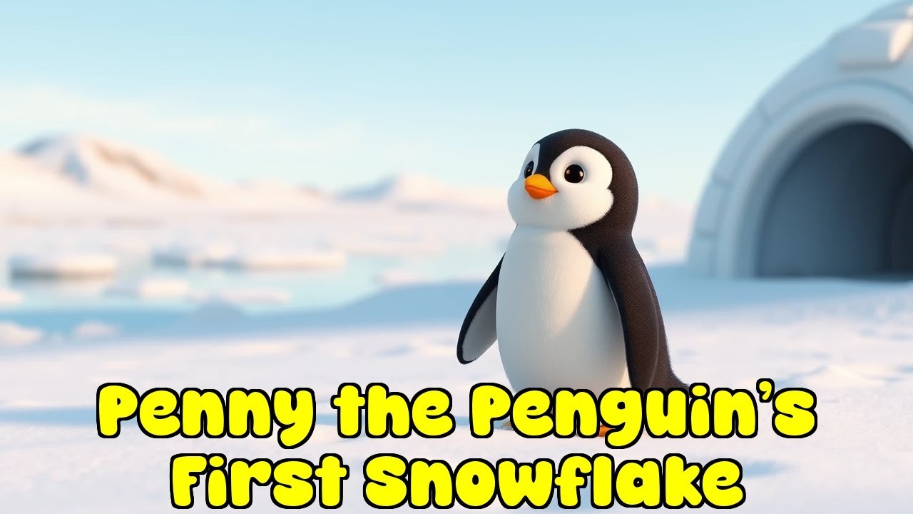 Penny the Penguin’s First Snowflake - Bedtime Story for Kids
