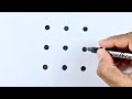 Kaaba drawing tutorial  how to draw an kaaba with 33 dots easy      art