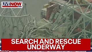 Baltimore bridge collapse: Search and rescue operations underway | LiveNOW from FOX