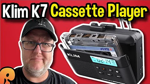 Klim K7 - Portable Stereo Cassette Player w/SD Recording!