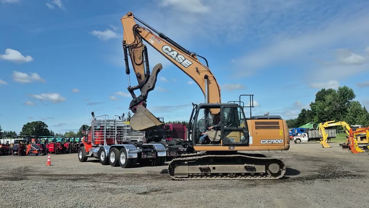 2015 Case CX210D Hydraulic Excavator - YouTube