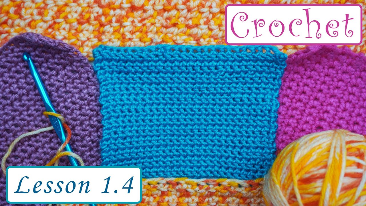 Beginning Crochet Lesson 1.4 How To Make the Single Crochet YouTube