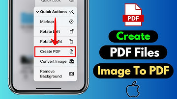 How To Make/Create PDF Files on Any iPhone | Image/Photo To PDF on iPhone