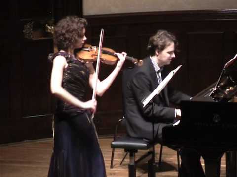 Schumann Violin Sonata No 2 - Mov IV, Deborah Marchetti and Stefan Wirth - Wigmore Hall London 2010