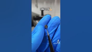 Tungsten? Give me a harder one to flatten next time…