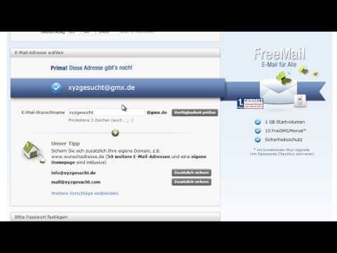 [Tutorial] GMX Freemail Account anlegen