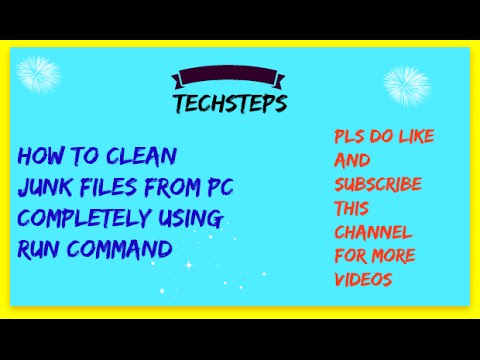 How to clean junk files from pc completely using Run Command - YouTube