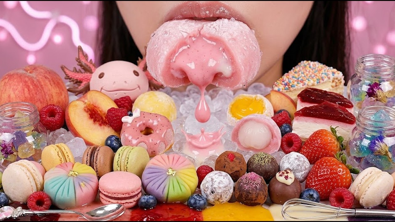 ASMR Dessert Mukbang | Food Testing | EATING ASMR | [Mukbang ASMR] CAKE PARTY#asmr