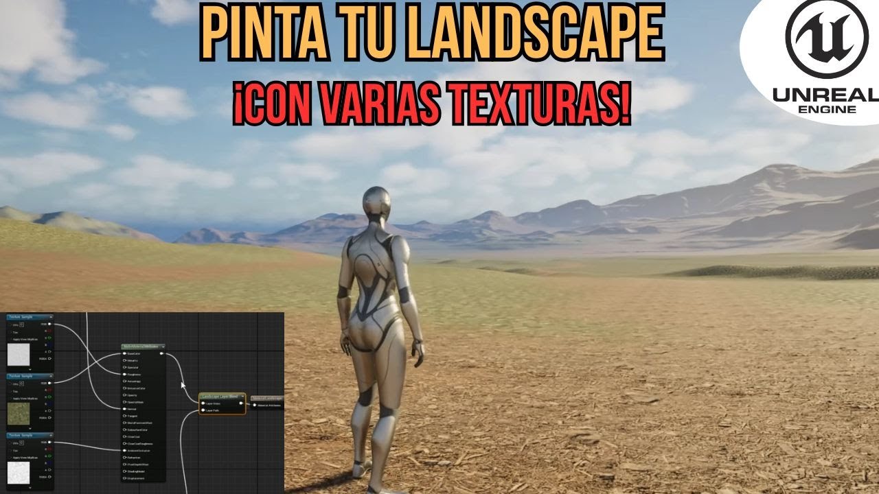 🔹 Cómo pintar tu Landscape con varias texturas en Unreal Engine 5 - YouTube