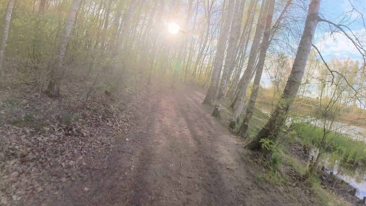 Insta360 One RS test 4K active HDR, cycling in Marcelin, Poznan, Poland, stabilization on aerobars