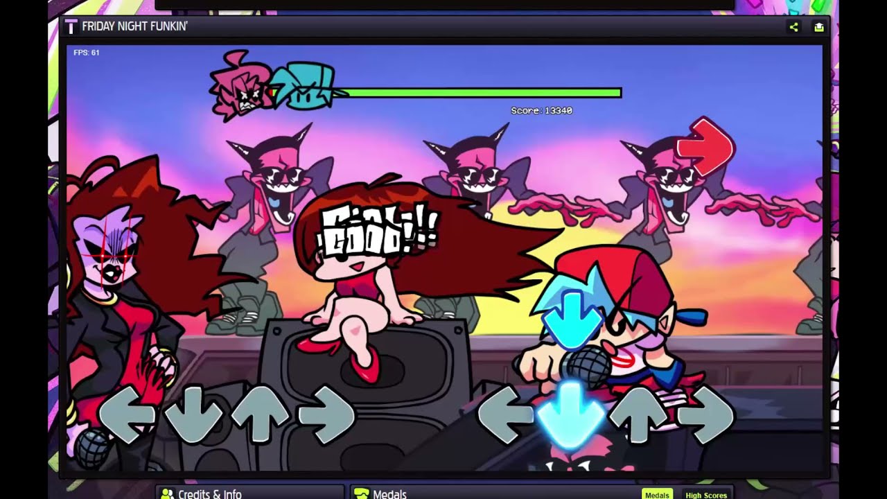 Friday Night Funkin'- Week 4 MILF (Hard) on Downscroll