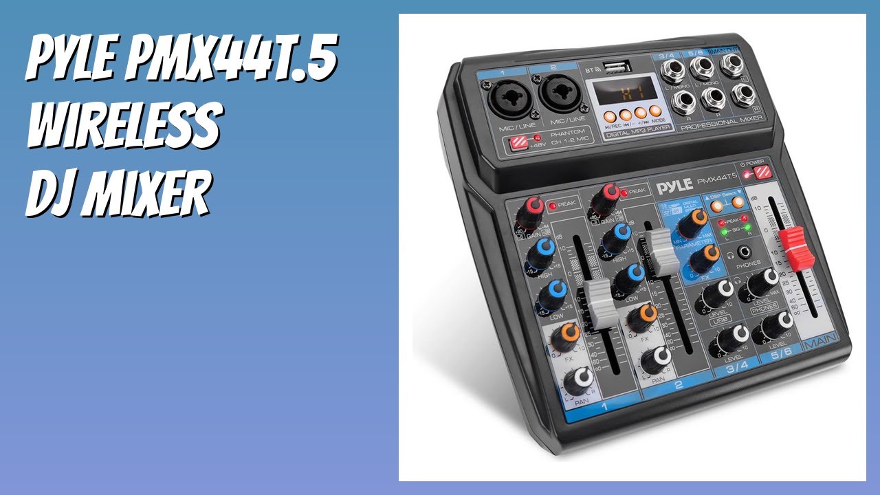 REVIEW (2026): Pyle PMX44T.5 Wireless DJ Mixer. Features