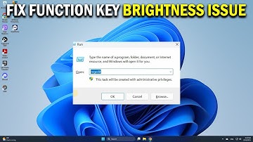 How To Fix Function Key for Brightness Not Working in Windows 11 & 10 - Easy Fix
