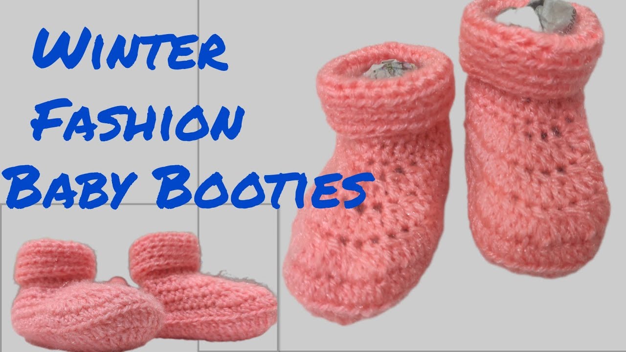 How to Crochet Baby Booties/Shoes 👟 Winter fashion/Easy hindi tutorial 🙏 Step by step 