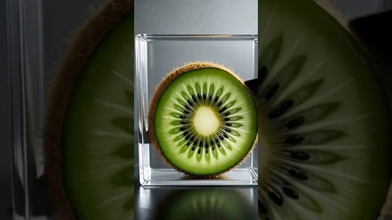 cutting glass fruit asmr 