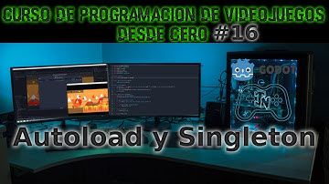 Curso de programación de videojuegos con Godot Engine Parte 16 Autoload y Singleton