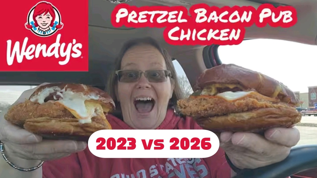 2023 vs 2026 Wendy's Pretzel Pub Review
