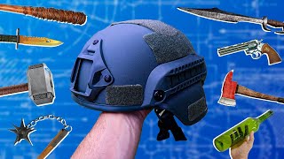 TESTE: É POSSÍVEL DESTRUIR um CAPACETE da POLÍCIA?