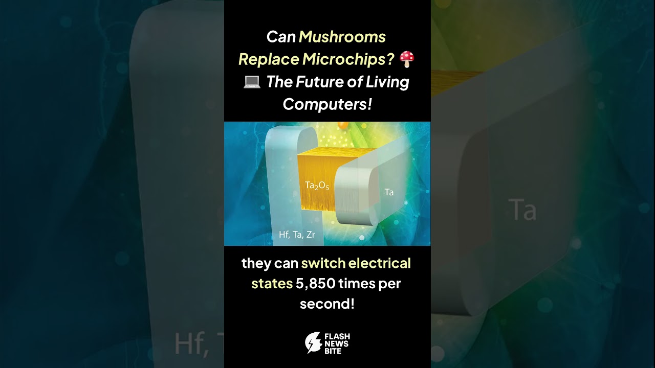 Могут ли грибы заменить микрочипы? 🍄 Будущее живых компьютеров! 