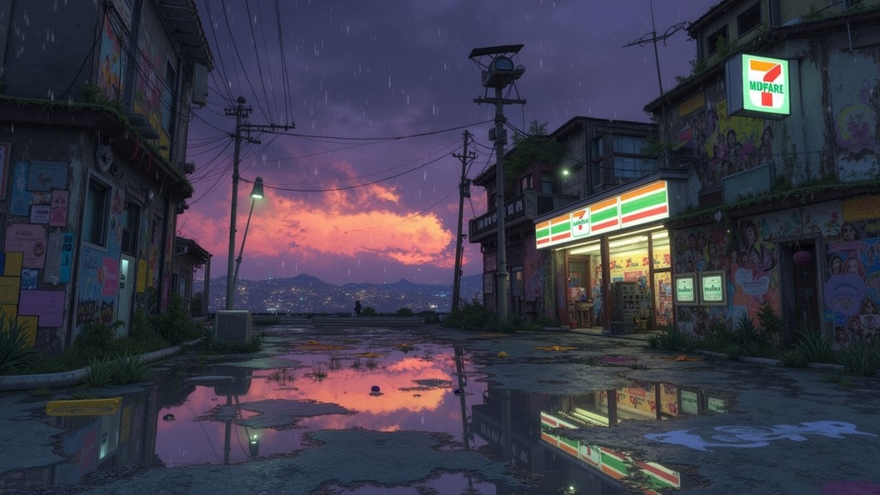Rainy Tokyo Night Lofi Hip Hop | Chill Beats for Study & Sleep ...