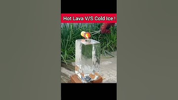 lava vs ice. 😱😱🤯