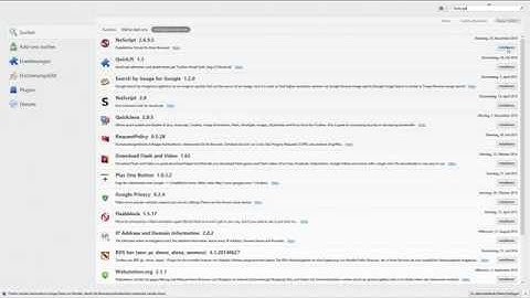 NoScript in Firefox installieren