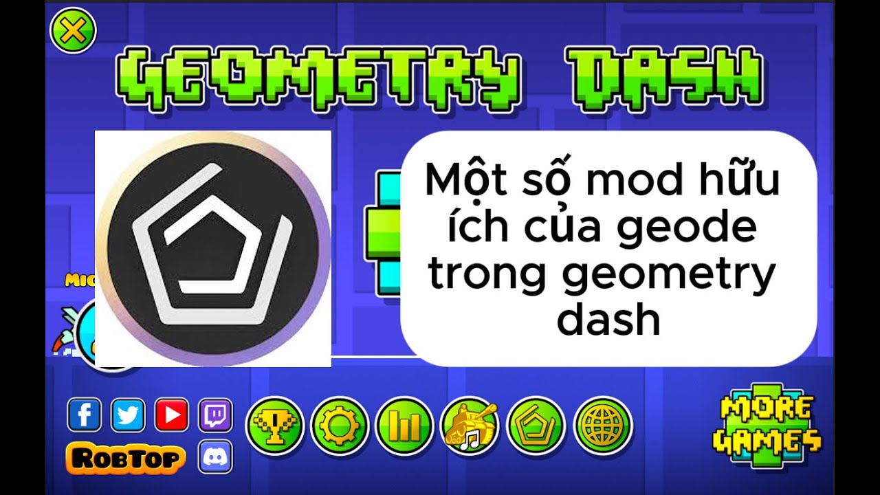 Một số mod hữu dụng của geode trong geometry dash mà bạn nên thử. - YouTube