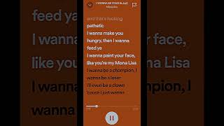 Sped Up Tiktok S  I Wanna Be Your Slave