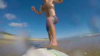 Skimboarding on Cape Cod National Seashore