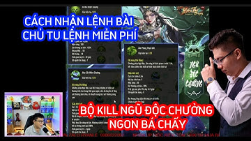 KIẾM THẾ ORIGIN VNG ; BỘ KILL NGŨ ĐỘC CHƯỞNG - CÁCH LẤY LỆNH BÀI ĐỔI MÔN PHÁI MIỄN PHÍ