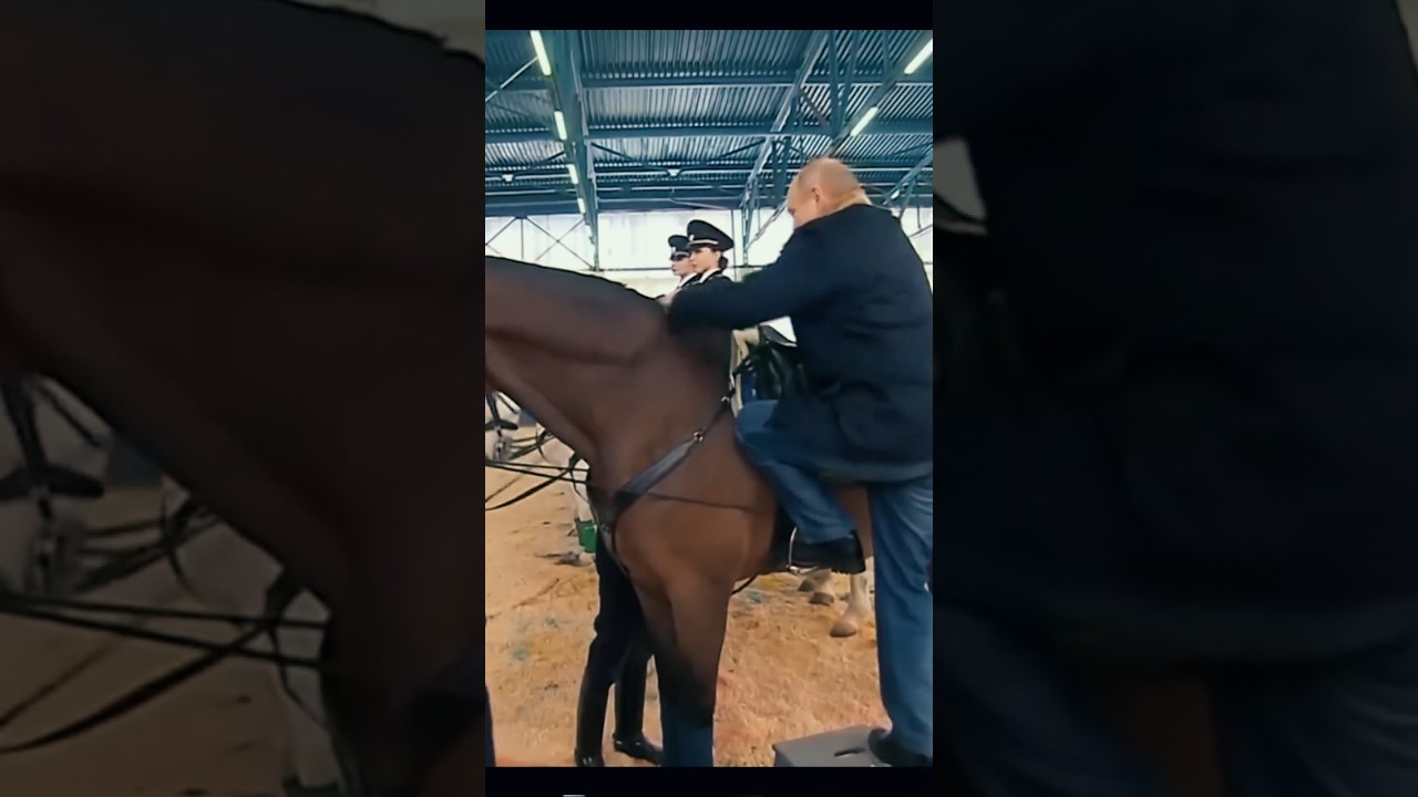 Putin Knows how to ride 
