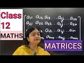 Class 12 MATHS | Matrix Basics| Class 12 #education
