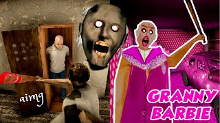 Play for scary granny in BARBI mod - comparison