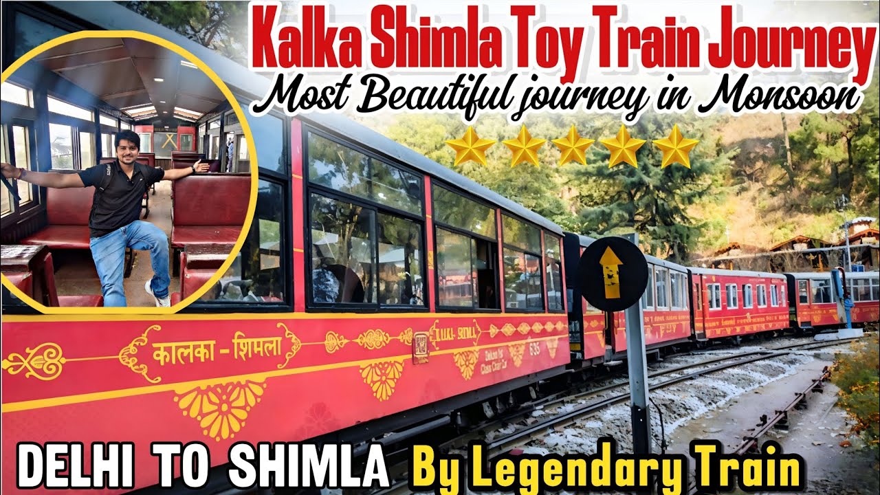 Delhi to Shimla by train | Kalka to Shimla Toy Train Journey | Shimla tourist places |