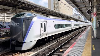 高円寺駅にて、JR東日本E353系S116編成特急あずさ 通過シーン