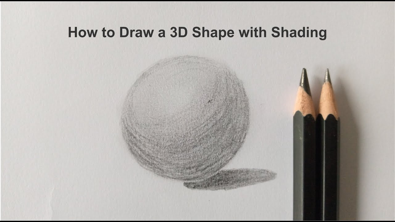 How to Draw and Shade a Sphere for beginners | Easy Drawing Tutorial ...