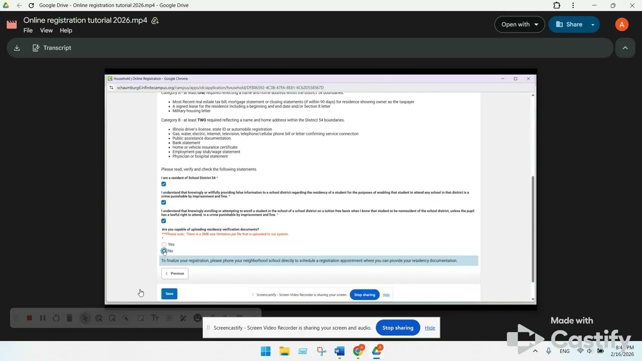 Russian Online Registration Video