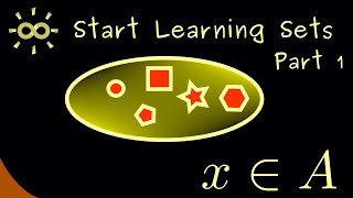 Start Learning Sets - Part 1 - Overview and Element Relation [dark version]